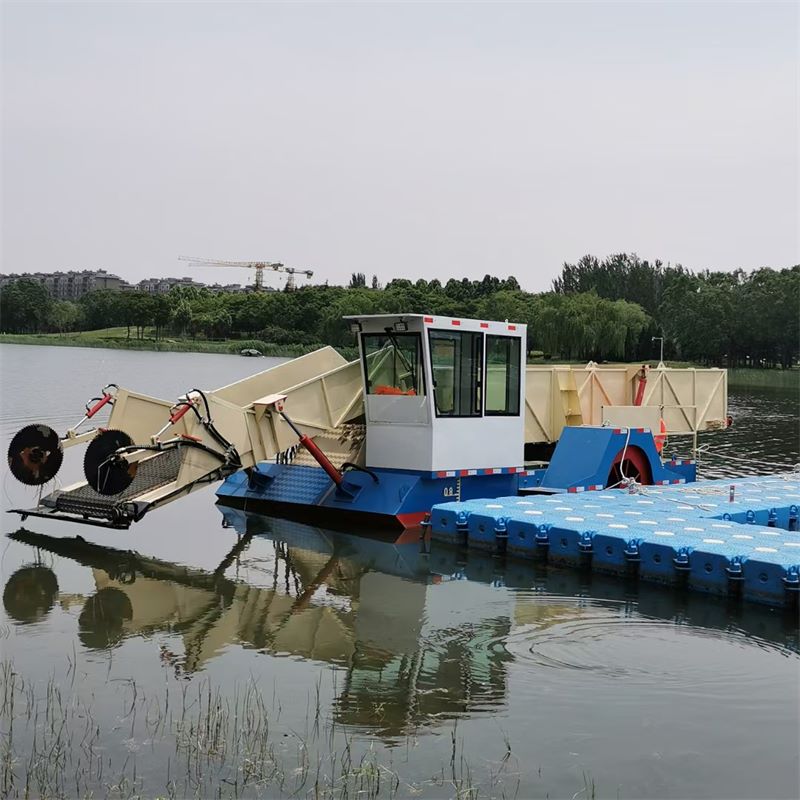 Aquatic weed harvester project in Kazakhstan