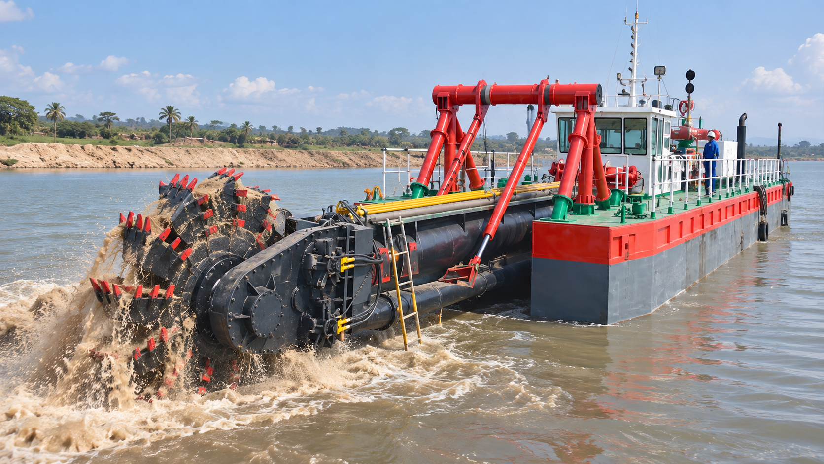 Bucket wheel dredger project in Malaysia